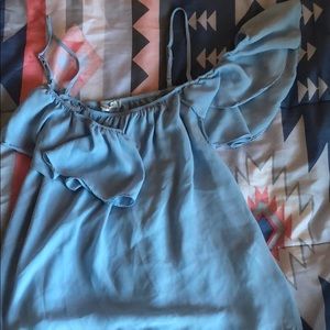 Baby blue blouse